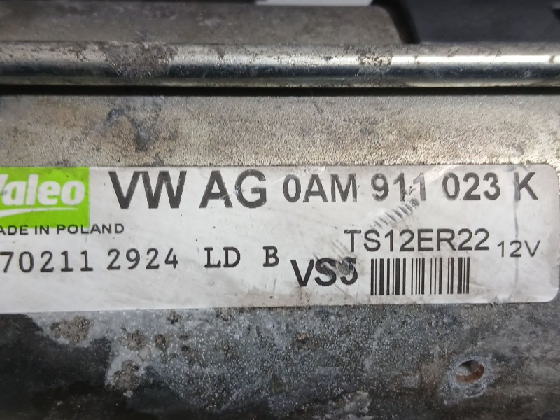 Recambio de motor arranque para volkswagen golf plus v (5m1, 521) 1.2 tsi referencia OEM IAM 0AM911023BX  