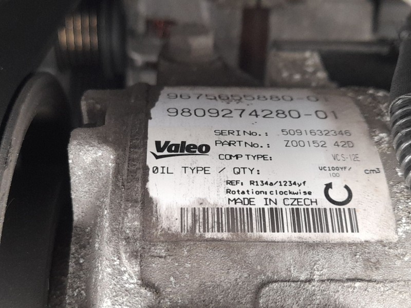 Recambio de compresor aire acondicionado para peugeot 308 ii (lb_, lp_, lw_, lh_, l3_) 1.6 bluehdi 120 referencia OEM IAM 981519