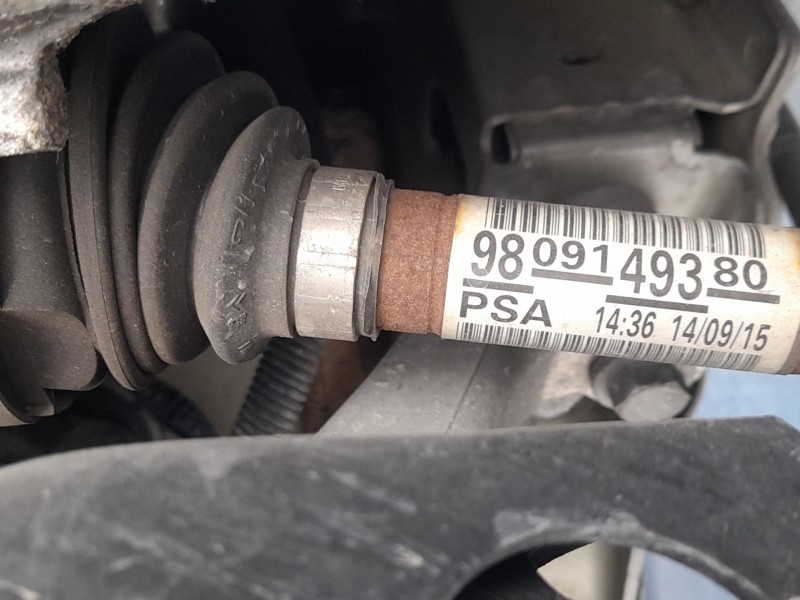Recambio de transmision delantera izquierda para peugeot 308 ii (lb_, lp_, lw_, lh_, l3_) 1.6 bluehdi 120 referencia OEM IAM 980