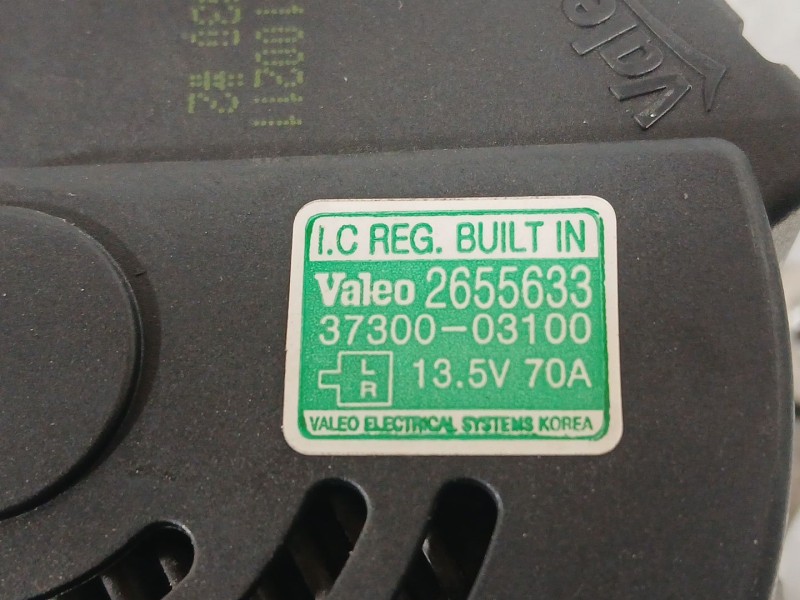 Recambio de alternador para hyundai i20 i (pb, pbt) 1.2 referencia OEM IAM 3730003100  