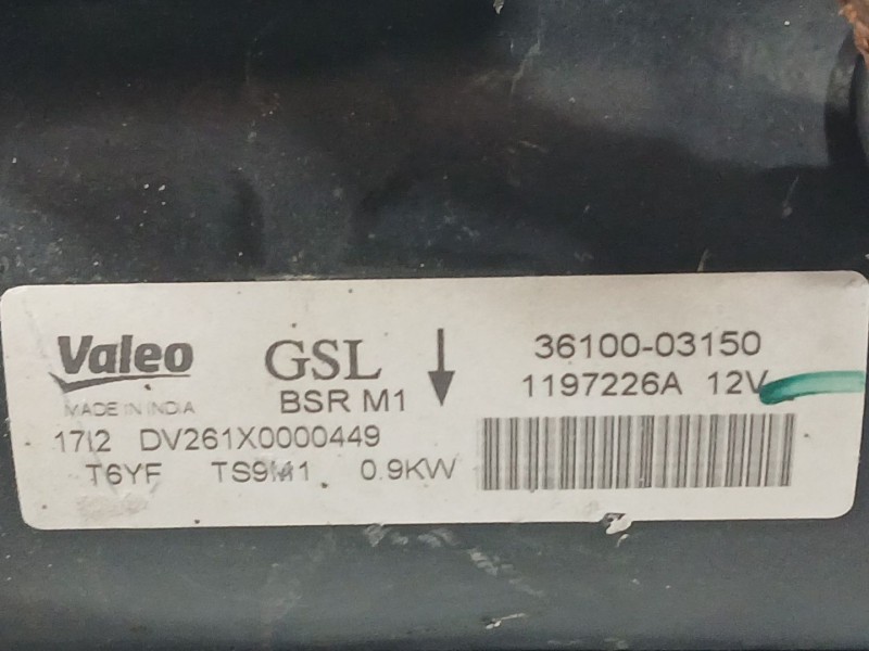 Recambio de motor arranque para hyundai i20 i (pb, pbt) 1.2 referencia OEM IAM 3610003200  