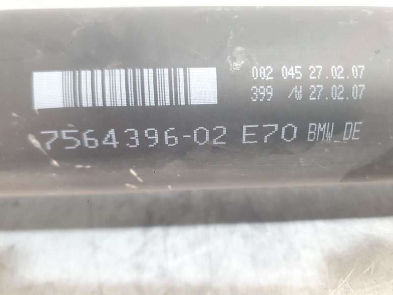 Recambio de transmision central para bmw x5 (e70) 3.0 d referencia OEM IAM 26107564396 TRASERA 