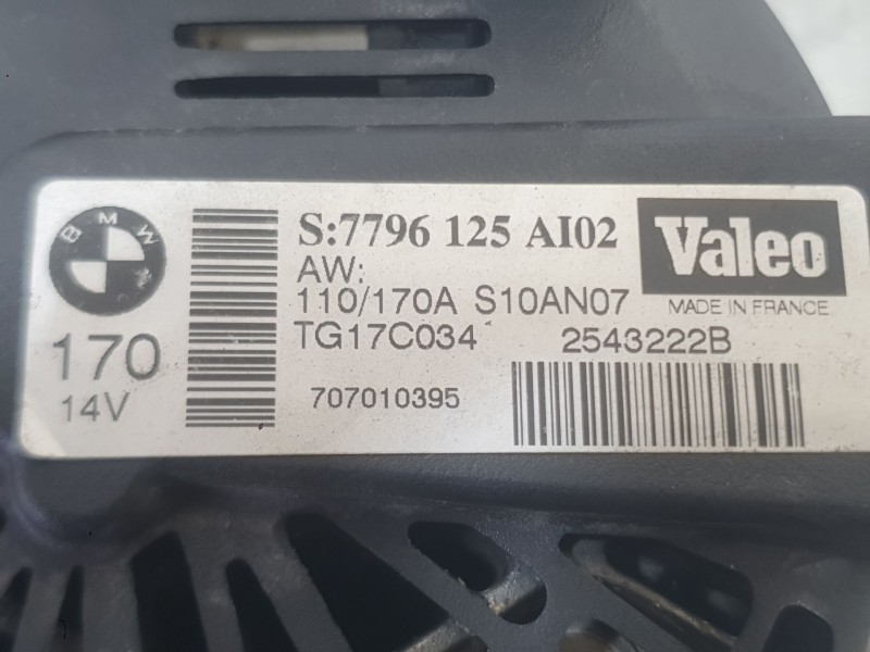 Recambio de alternador para bmw x5 (e70) 3.0 d referencia OEM IAM 12317801173  