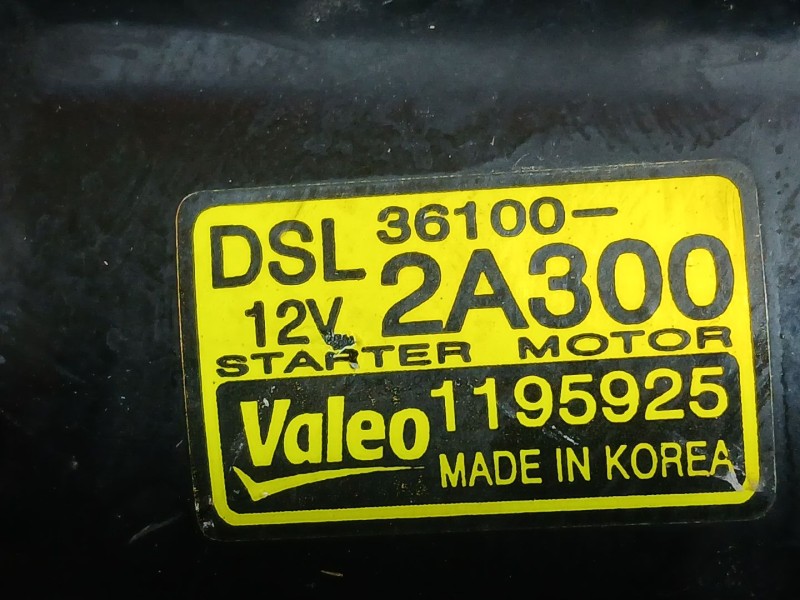 Recambio de motor arranque para hyundai i30 (fd) 1.6 crdi referencia OEM IAM 361002A300  