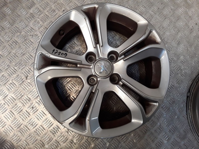 Recambio de juego llantas aluminio para peugeot 208 i (ca_, cc_) 1.6 bluehdi 100 referencia OEM IAM 6X16 4 TORN ET23 ALUMINIO RO