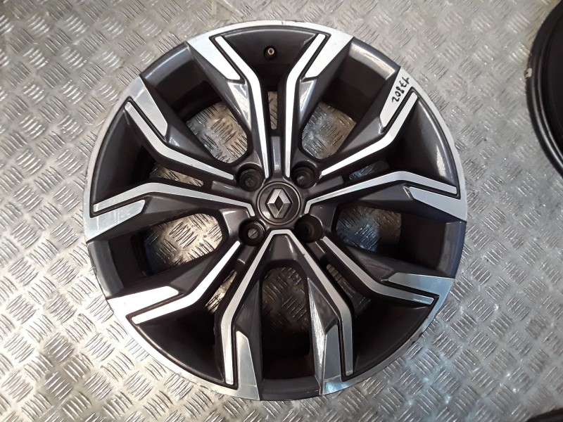 Recambio de juego llantas aluminio para renault clio v (b7_) 1.0 tce 100 (b7mt) referencia OEM IAM 7X17 4 TORN ET37 ALUMINIO ROZ