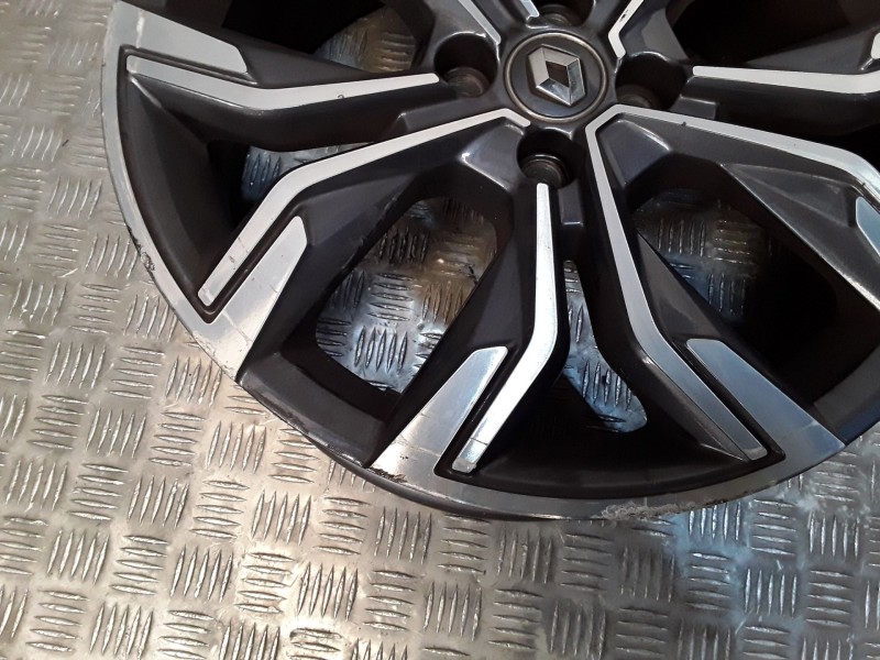 Recambio de juego llantas aluminio para renault clio v (b7_) 1.0 tce 100 (b7mt) referencia OEM IAM 7X17 4 TORN ET37 ALUMINIO ROZ