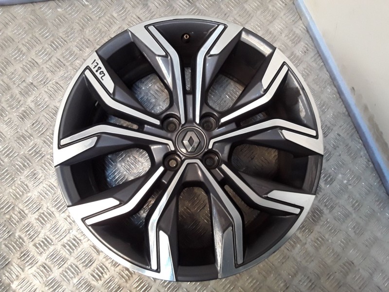 Recambio de juego llantas aluminio para renault clio v (b7_) 1.0 tce 100 (b7mt) referencia OEM IAM 7X17 4 TORN ET37 ALUMINIO ROZ