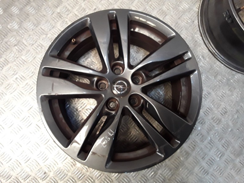 Recambio de juego llantas aluminio para opel astra k (b16) 1.2 turbo (68) referencia OEM IAM 7X16 5 TORN ET41 ALUMINIO ROZADAS