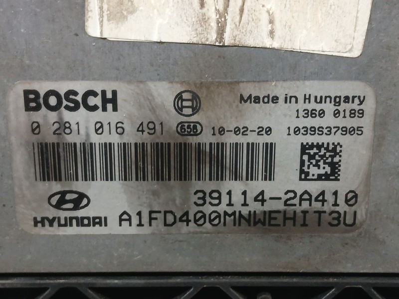 Recambio de centralita motor uce para hyundai i30 (fd) 1.6 crdi referencia OEM IAM 391142A410  