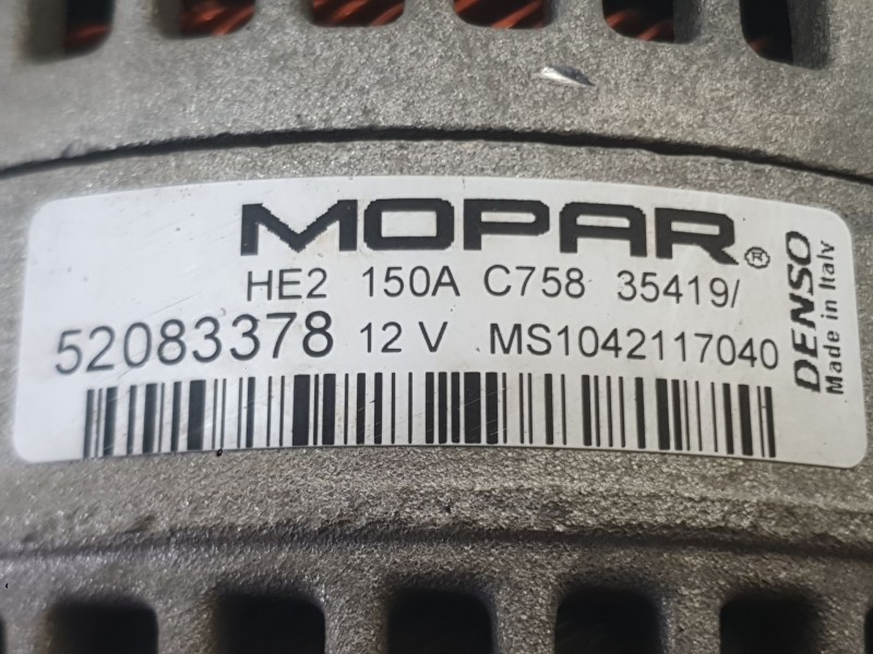 Recambio de alternador para fiat tipo station wagon (356_, 357_) 1.3 d (356wxh1a) referencia OEM IAM 51874105 71795809 