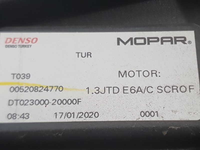 Recambio de electroventilador para fiat tipo station wagon (356_, 357_) 1.3 d (356wxh1a) referencia OEM IAM 52108824  