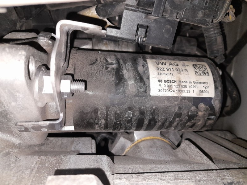 Recambio de motor arranque para seat leon (1p1) 1.6 tdi referencia OEM IAM 02Z911024KX  