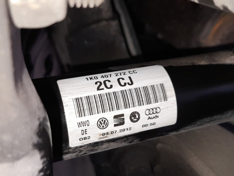 Recambio de transmision delantera derecha para seat leon (1p1) 1.6 tdi referencia OEM IAM 1K0407452GX 5Q0407272FF 
