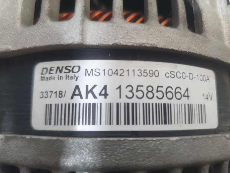 Recambio de alternador para opel corsa e (x15) 1.4 (08, 68) referencia OEM IAM 95527249 13520812 