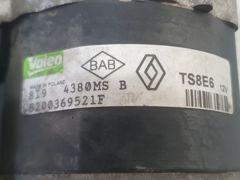 Recambio de motor arranque para dacia sandero (bs_) 1.2 16v referencia OEM IAM 8200369521 233008504R 