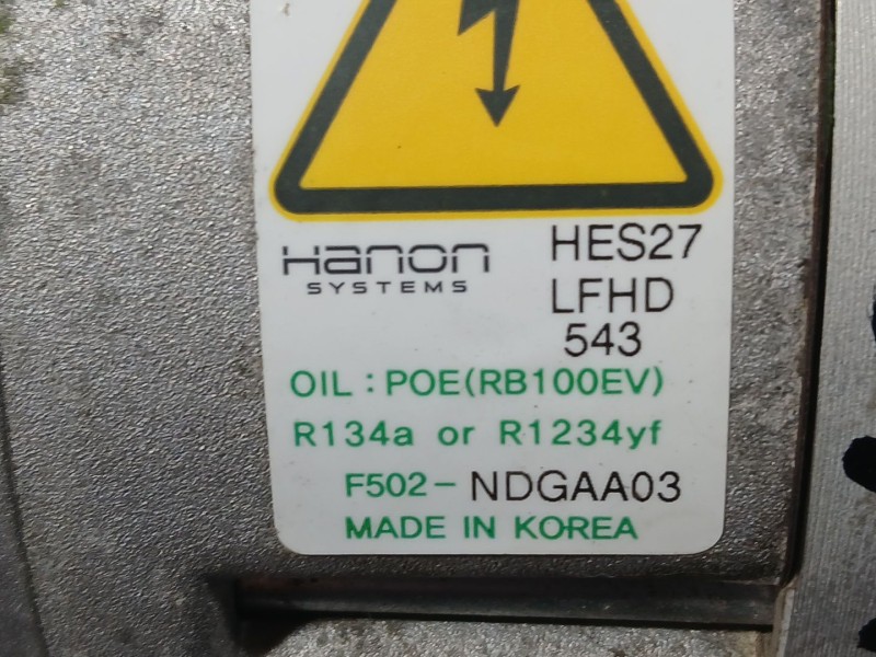 Recambio de compresor aire acondicionado para kia niro i (de) 1.6 gdi hybrid referencia OEM IAM 97701G5000  