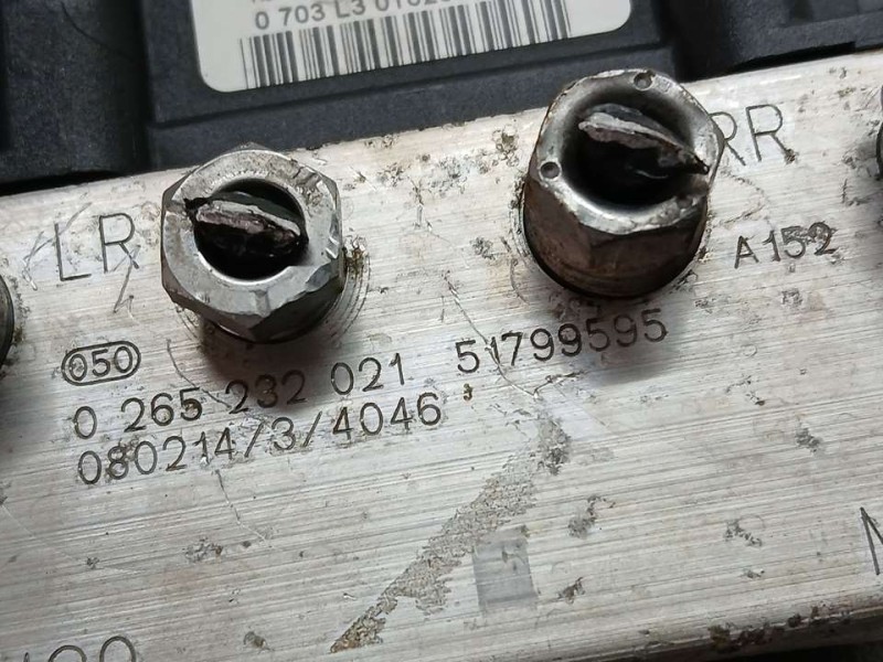 Recambio de abs para fiat panda (169) 1.2 8v alessi referencia OEM IAM 51799595 0265232021 BOSCH