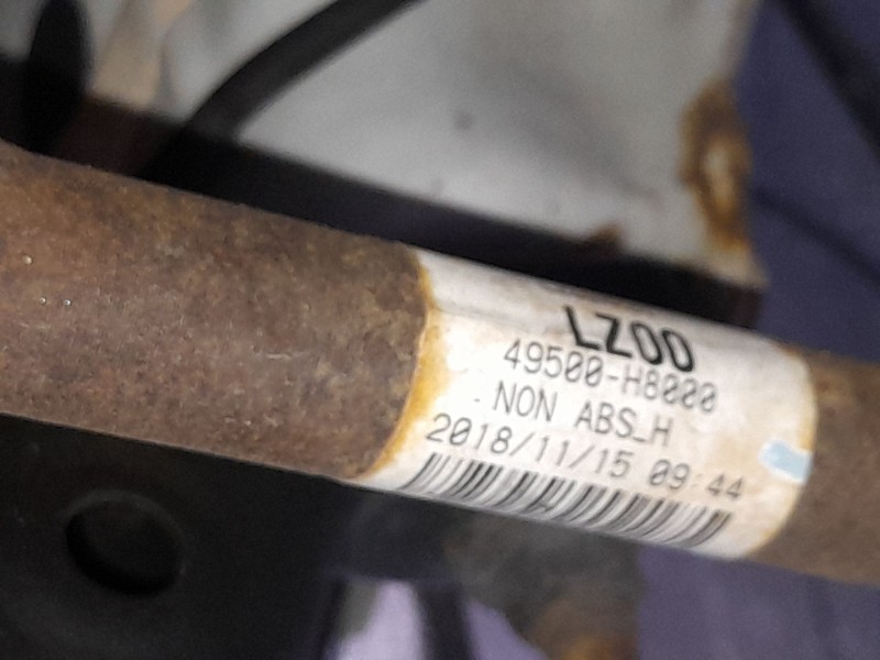 Recambio de transmision delantera izquierda para kia rio iv (yb, sc, fb) 1.25 referencia OEM IAM 49500H8000  
