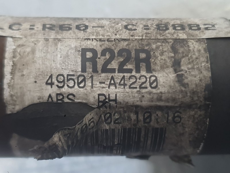 Recambio de transmision delantera derecha para kia carens iv 1.7 crdi referencia OEM IAM 49501A4300SJ  