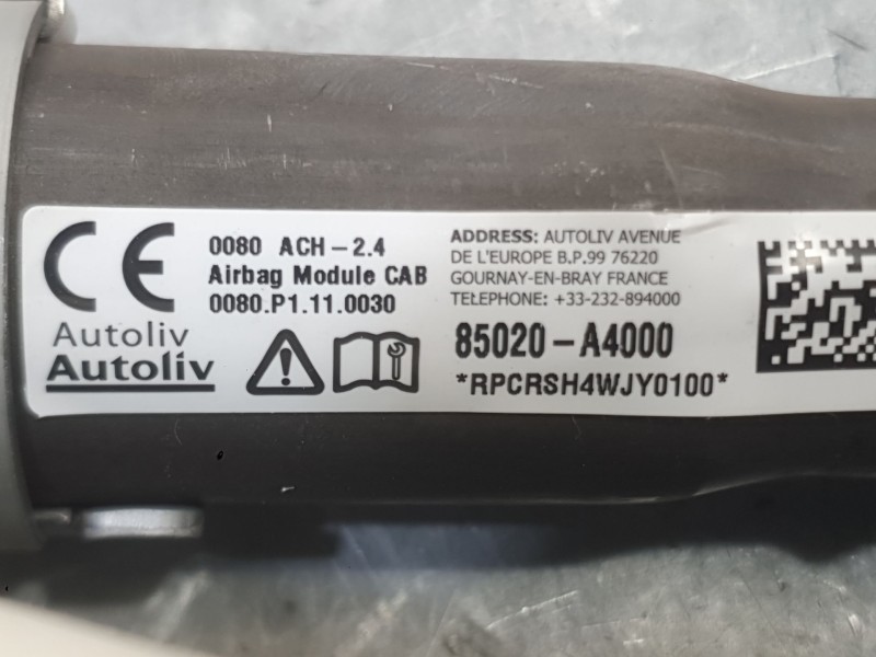Recambio de airbag cortina delantero derecho para kia carens iv 1.7 crdi referencia OEM IAM 85020A4000  