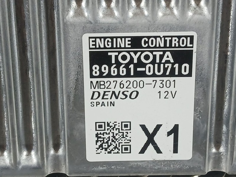 Recambio de centralita motor uce para toyota yaris (_p13_) 1.5 hybrid (nhp130_) referencia OEM IAM 896610U230  