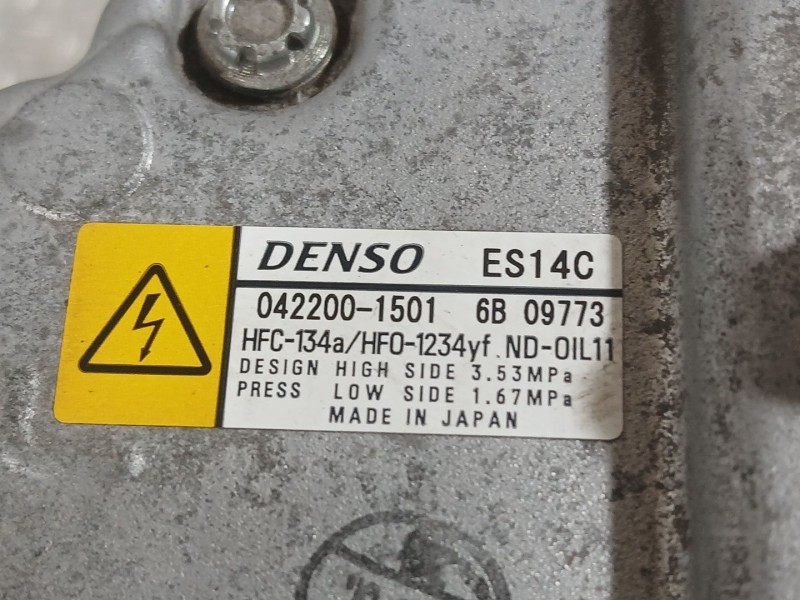 Recambio de compresor aire acondicionado para toyota yaris (_p13_) 1.5 hybrid (nhp130_) referencia OEM IAM 8837052012  