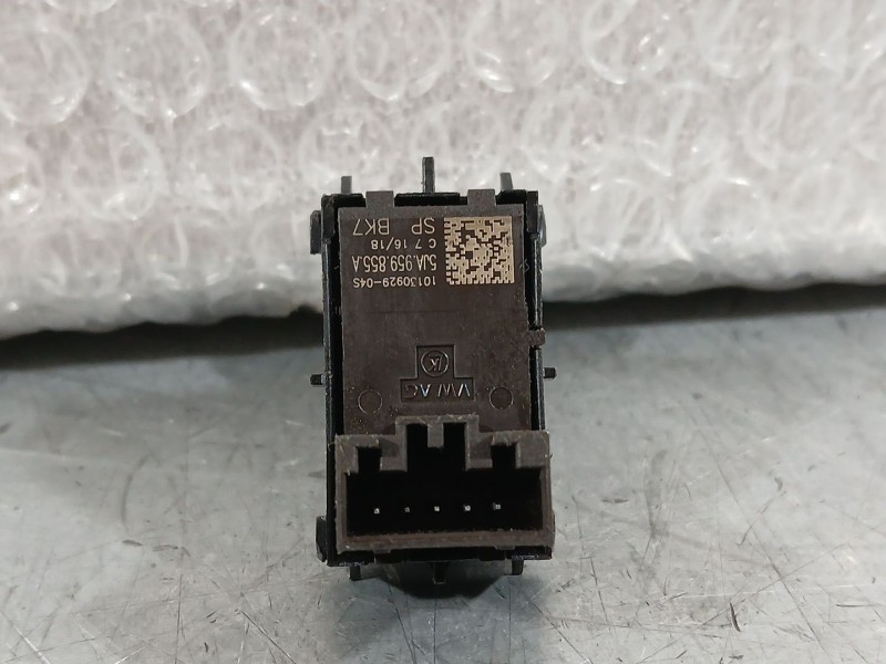 Recambio de mando elevalunas delantero derecho para skoda fabia iii (nj3) 1.4 tdi referencia OEM IAM 5JA959855WHS  