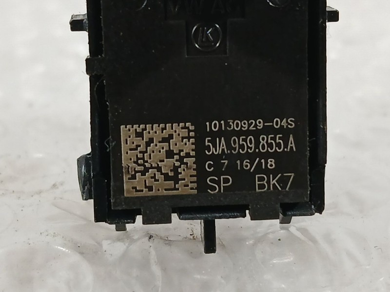Recambio de mando elevalunas delantero derecho para skoda fabia iii (nj3) 1.4 tdi referencia OEM IAM 5JA959855WHS  