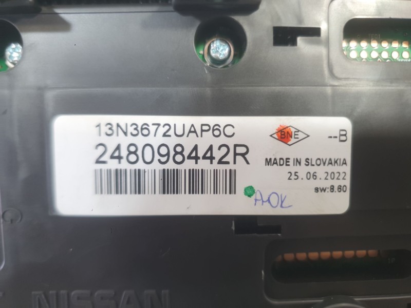 Recambio de cuadro instrumentos para nissan townstar furgoneta/monovolumen (xfk) 1.3 referencia OEM IAM 2481001Q2D  