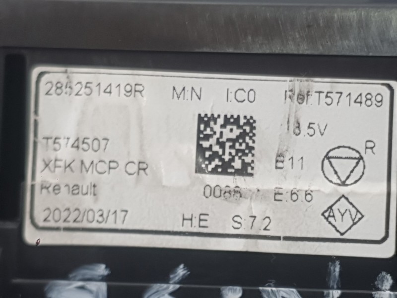 Recambio de mando climatizador para nissan townstar furgoneta/monovolumen (xfk) 1.3 referencia OEM IAM   