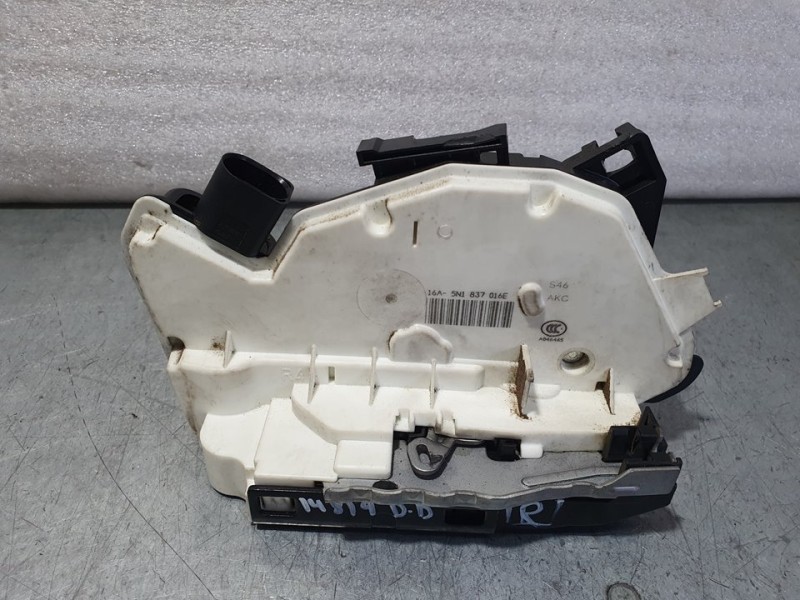 Recambio de cerradura puerta delantera derecha para volkswagen tiguan (5n1) advance bluemotion referencia OEM IAM 5N1837016E  6 