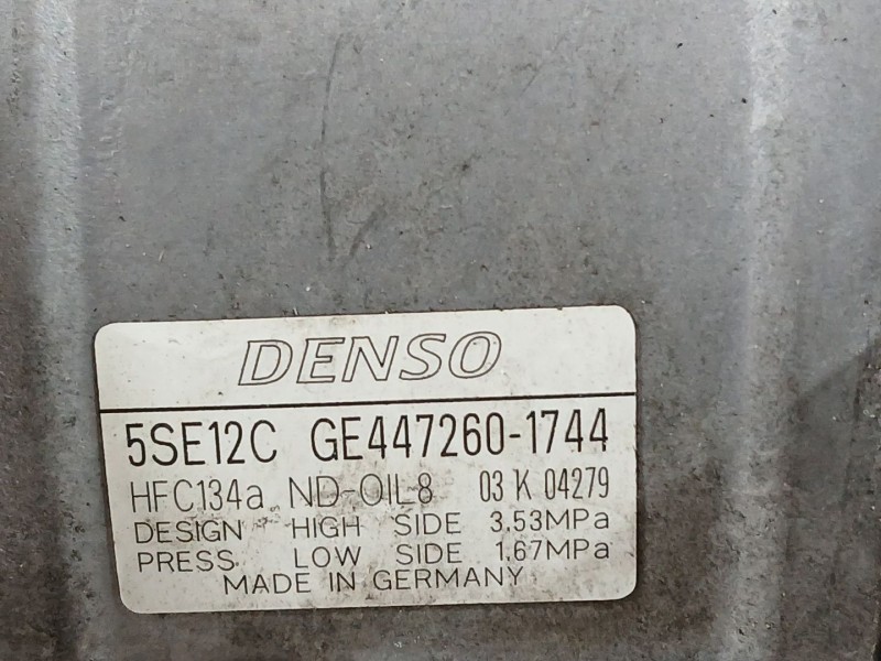 Recambio de compresor aire acondicionado para toyota avensis sedán (_t25_) 2.0 (azt250_) referencia OEM IAM 8831005090  