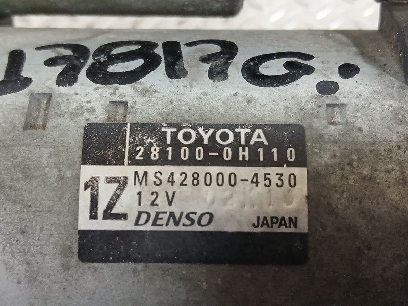 Recambio de motor arranque para toyota avensis sedán (_t25_) 2.0 (azt250_) referencia OEM IAM 281000H100  