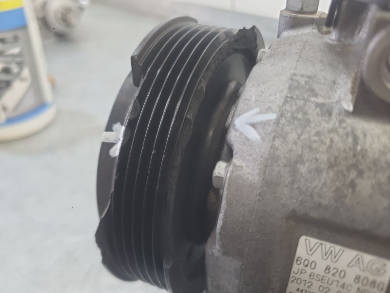 Recambio de compresor aire acondicionado para skoda fabia ii (542) 1.2 12v referencia OEM IAM 6Q0820808G DENSO 4471502232