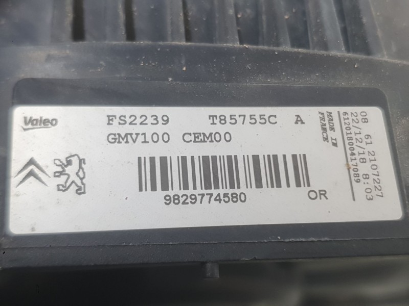 Recambio de electroventilador para peugeot 208 signature referencia OEM IAM 9812028580  
