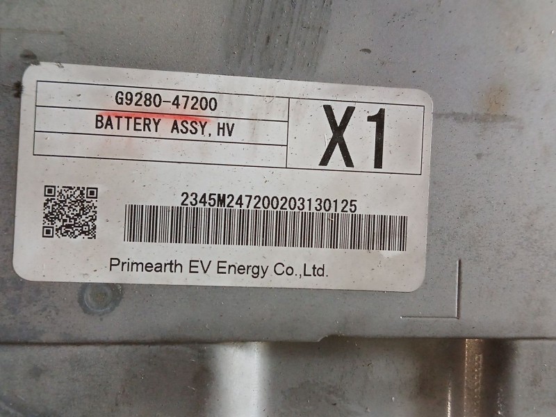 Recambio de bateria para toyota corolla sedán (_e21_) 1.8 vvti hybrid (mzea12, zre211, zwe211) referencia OEM IAM   