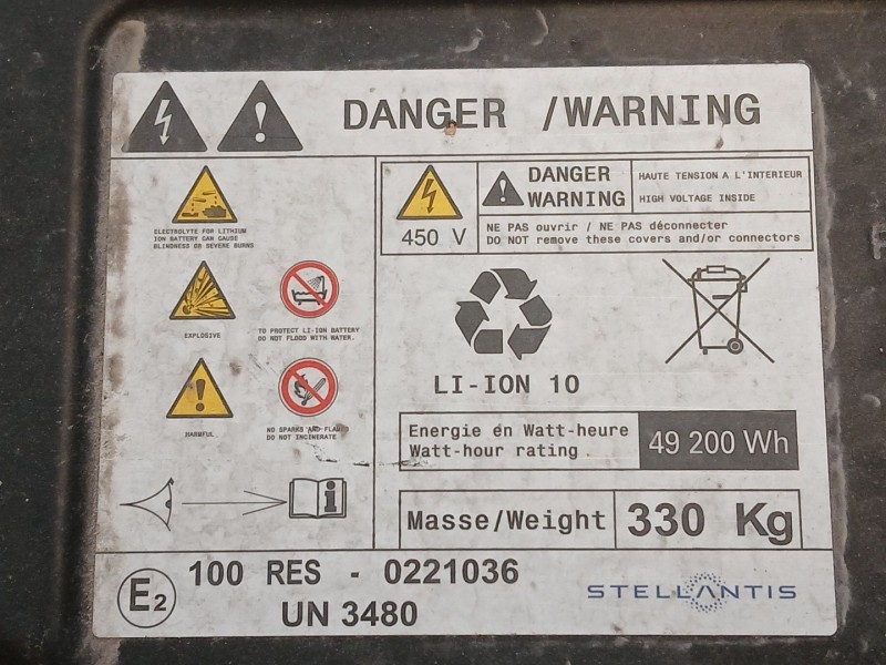 Recambio de bateria para citroën berlingo furgoneta/monovolumen (k9) e-berlingo referencia OEM IAM   