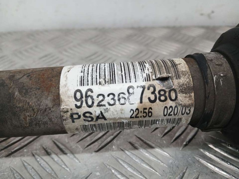 Recambio de transmision delantera derecha para peugeot partner (s2) combi plus referencia OEM IAM 9623687380  