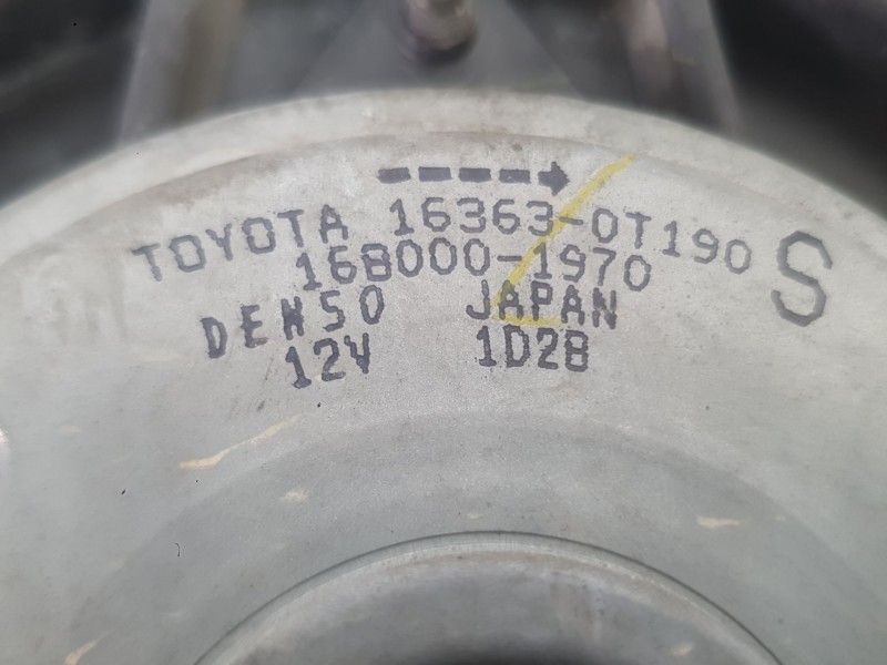 Recambio de electroventilador para toyota corolla sedán (_e21_) 1.8 vvti hybrid (mzea12, zre211, zwe211) referencia OEM IAM 1636