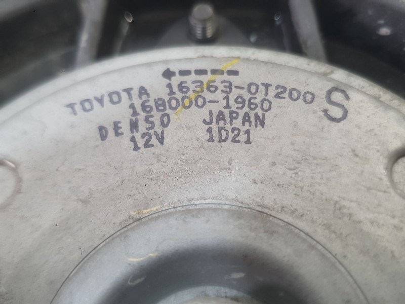 Recambio de electroventilador para toyota corolla sedán (_e21_) 1.8 vvti hybrid (mzea12, zre211, zwe211) referencia OEM IAM 1636