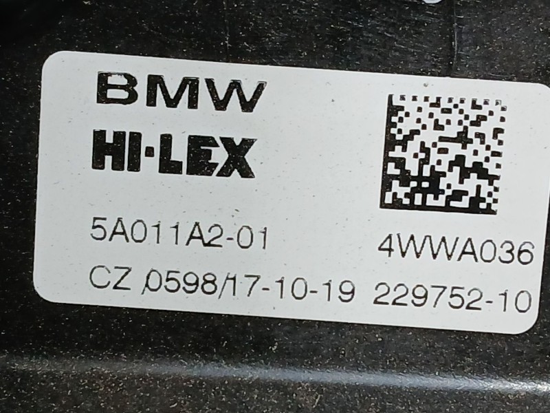 Recambio de elevalunas trasero derecho para bmw 1 (f40) 116 d referencia OEM IAM 51337465244  