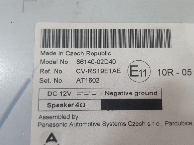 Recambio de sistema navegacion gps para toyota corolla sedán (_e21_) 1.8 vvti hybrid (mzea12, zre211, zwe211) referencia OEM IAM