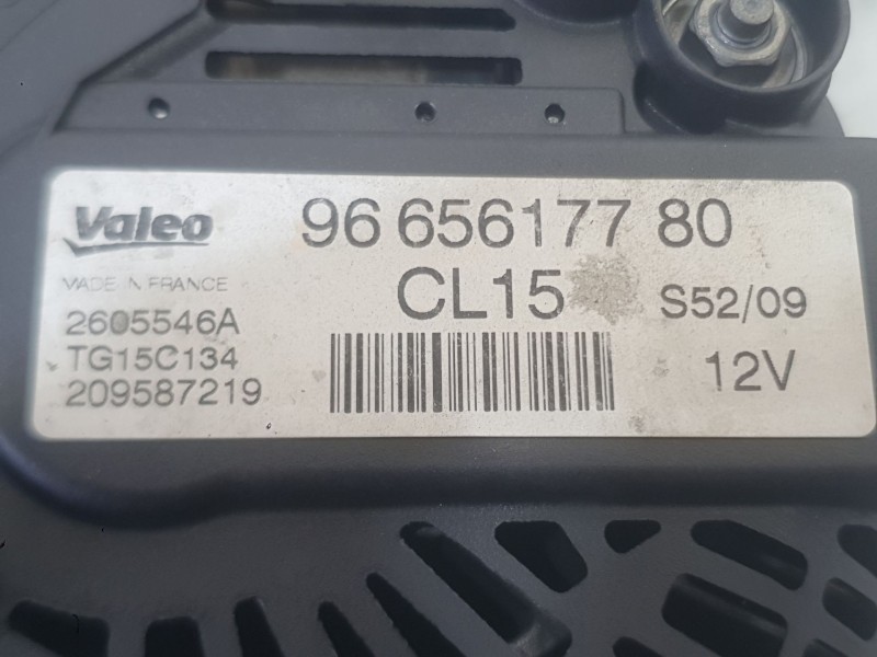 Recambio de alternador para peugeot 206 hatchback (2a/c) 1.4 hdi eco 70 referencia OEM IAM 5705EY 5705NH 