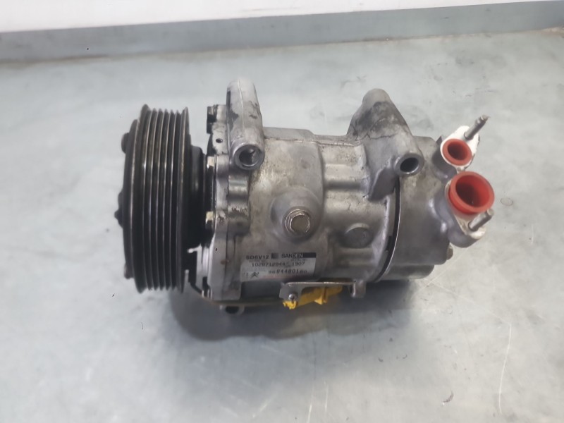 Recambio de compresor aire acondicionado para peugeot 206 hatchback (2a/c) 1.4 hdi eco 70 referencia OEM IAM 9800822280 6453XQ 