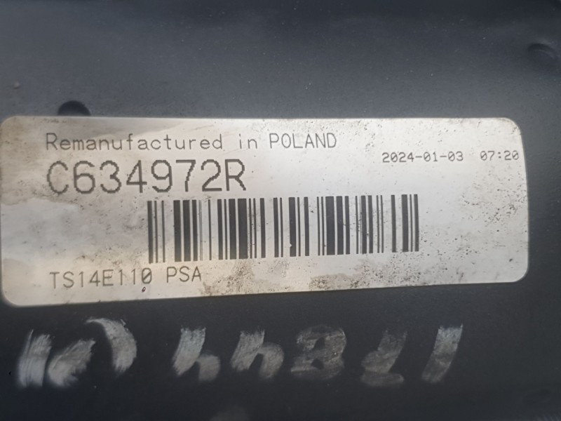 Recambio de motor arranque para peugeot 206 hatchback (2a/c) 1.4 hdi eco 70 referencia OEM IAM 5802FG 5802FH 