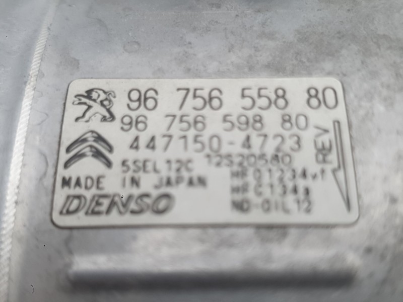 Recambio de compresor aire acondicionado para peugeot 208 i (ca_, cc_) 1.2 thp 110 referencia OEM IAM 9815198580 1622720380 