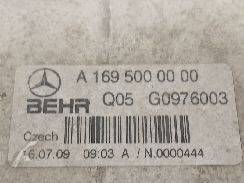 Recambio de intercooler para mercedes-benz clase b sports tourer (w245) b 180 cdi (245.207) referencia OEM IAM 1695000900  