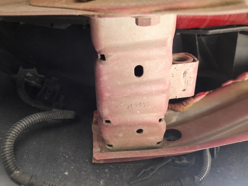 Recambio de refuerzo paragolpes trasero para opel corsa f (p2jo) 1.2 (68) referencia OEM IAM 9825456380  