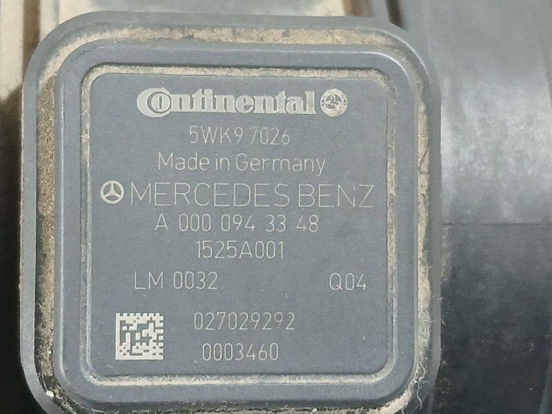Recambio de caudalimetro para mercedes-benz clase b sports tourer (w245) b 180 cdi (245.207) referencia OEM IAM A0000943348  